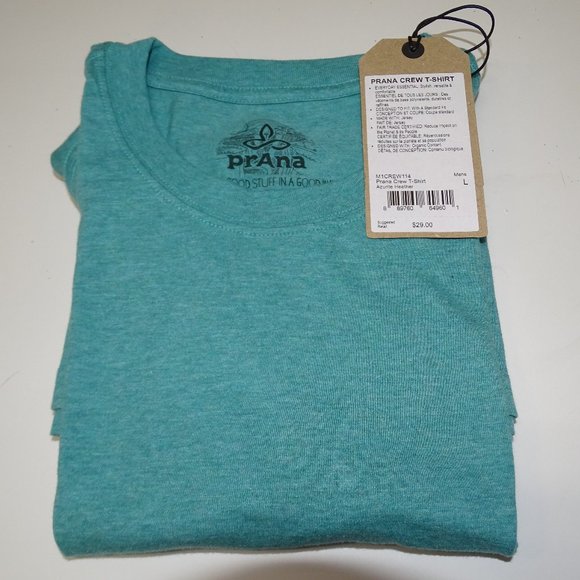 Prana Crew T-Shirt NWT - Picture 3 of 6